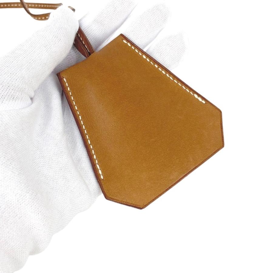 □美品□ エルメス クロシェット クローシュ ネックレス レザー  