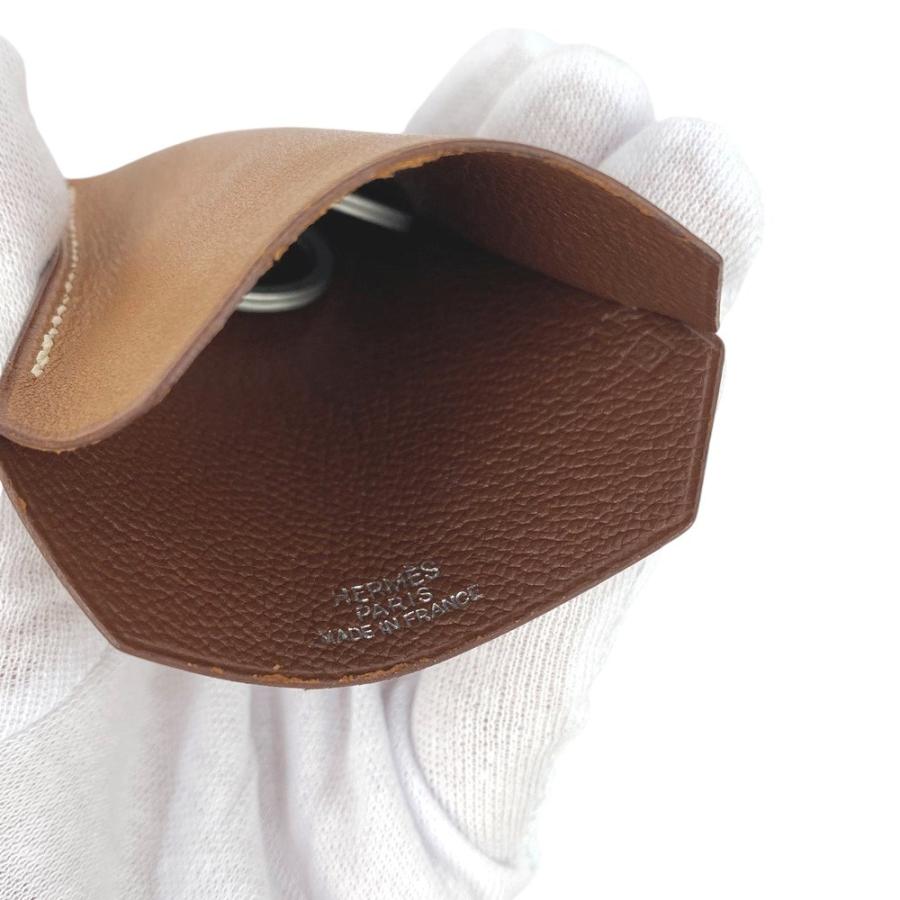 □美品□ エルメス クロシェット クローシュ ネックレス レザー  