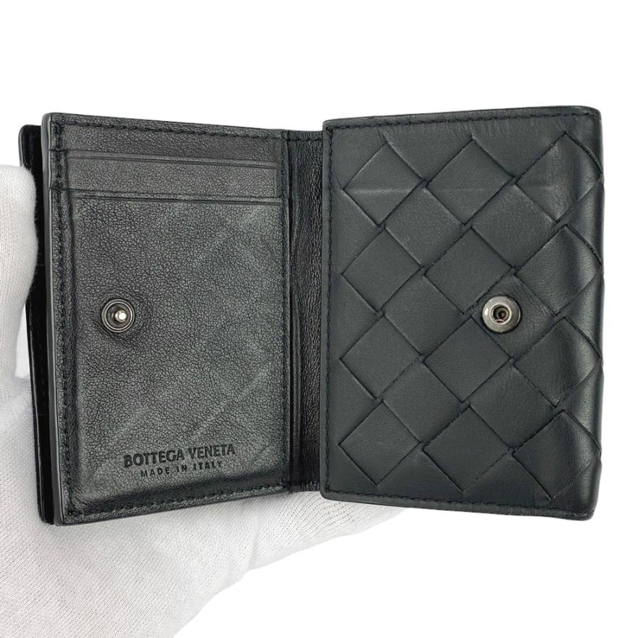 □美品□ ボッテガヴェネタ コンパクト 3つ折り 財布 イントレ