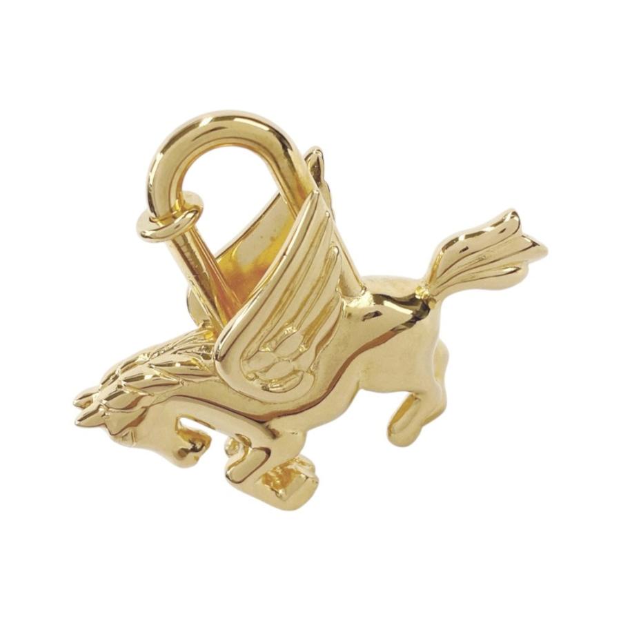 □未使用□ エルメス カデナ バッグ チャーム ペガサス ゴールド GP