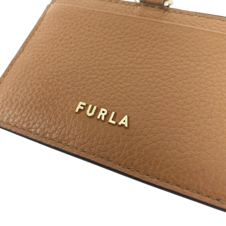 ■未使用■　フルラ ID カードホルダー バッジホルダー パスケース レザー ブラウン PU47RZY BX0433 03B00 箱 【205552】★ □未使用□ フルラ ID カードホルダー バッジホルダー パスケース