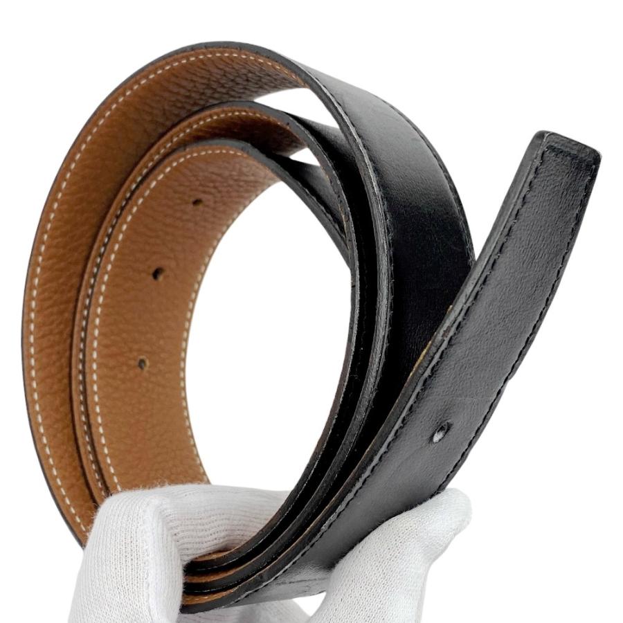 □中古□ エルメス マルトレ コンスタンス ベルト H バックル レザー  