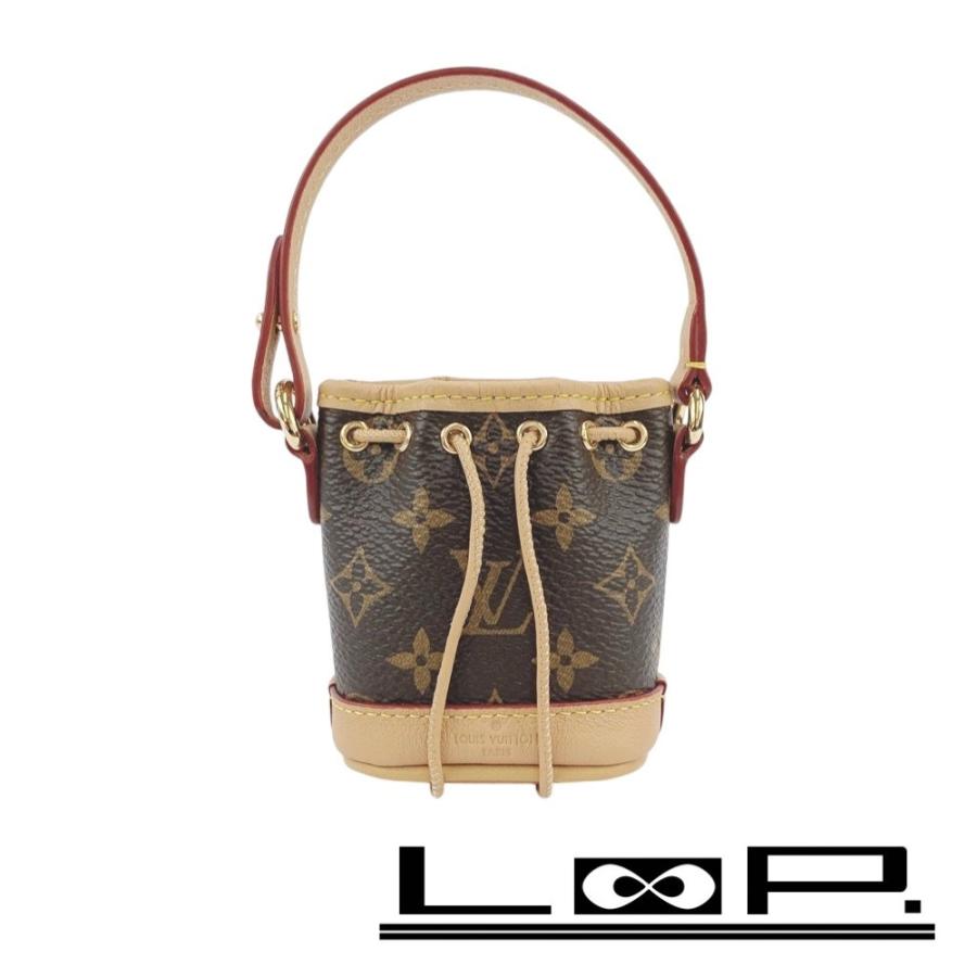 ■未使用■　ルイヴィトン ビジューサック マイクロ ノエ キーホルダー チャーム モノグラム M00818 箱 【206269】★ | 