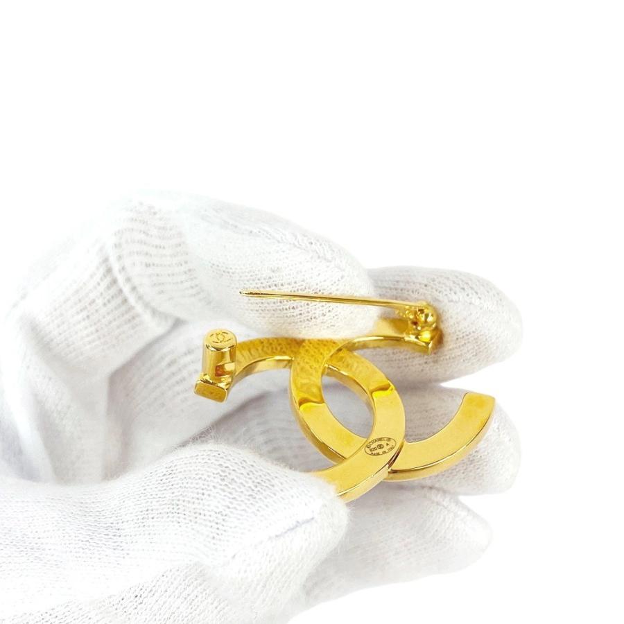 ■新同■　シャネル ブローチ ココ マーク ロゴ アクセサリー ゴールド GP B20A 箱 【211966】◇ |  | 05