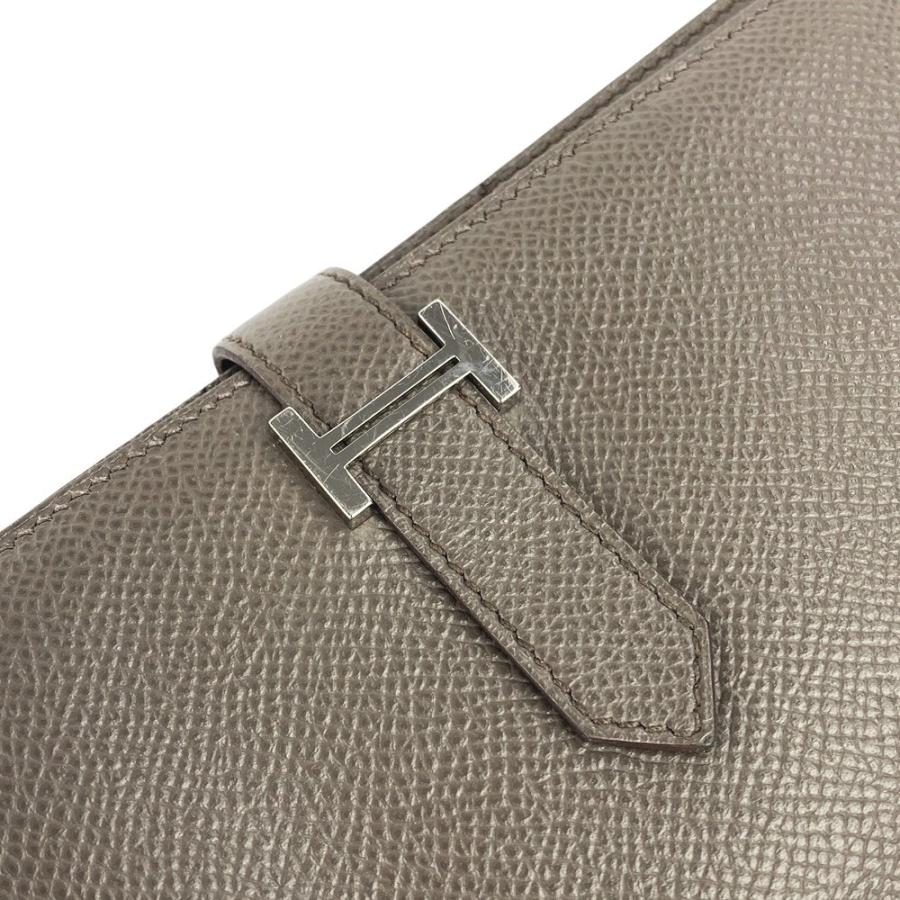 ◆SALE◆　■中古■　エルメス ベアン スフレ 長財布 エプソン エタン Z刻 【213762】★ ◇SALE◇ □中古□ エルメス ベアン スフレ 長財布 エプソン エタン Z