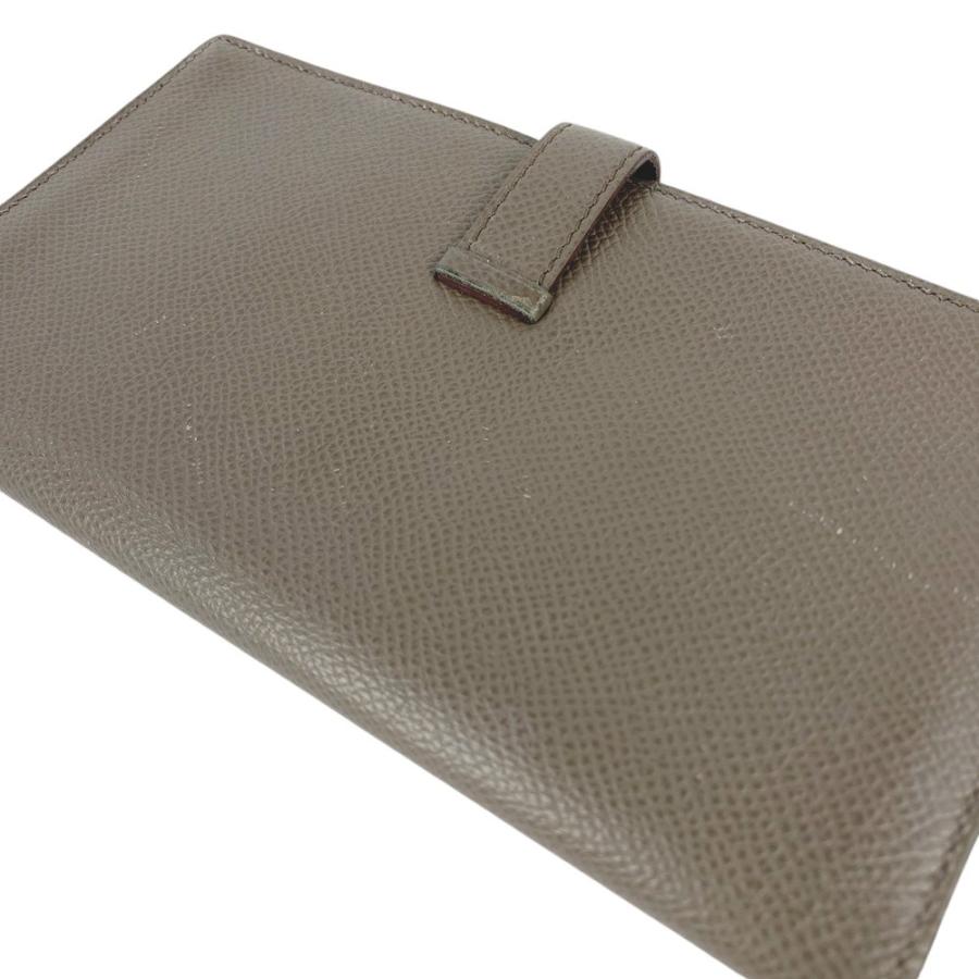 ◆SALE◆　■中古■　エルメス ベアン スフレ 長財布 エプソン エタン Z刻 【213762】★ ◇SALE◇ □中古□ エルメス ベアン スフレ 長財布 エプソン エタン Z