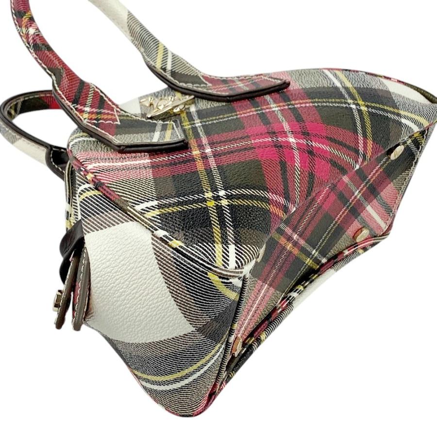 （値下げ）新品ヴィヴィアンウエストウッド ヤスミン2WAYハンドバッグ チェック ☆新品☆ ヴィヴィアンウエストウッド ヤスミン 2WAYバッグ チェック柄