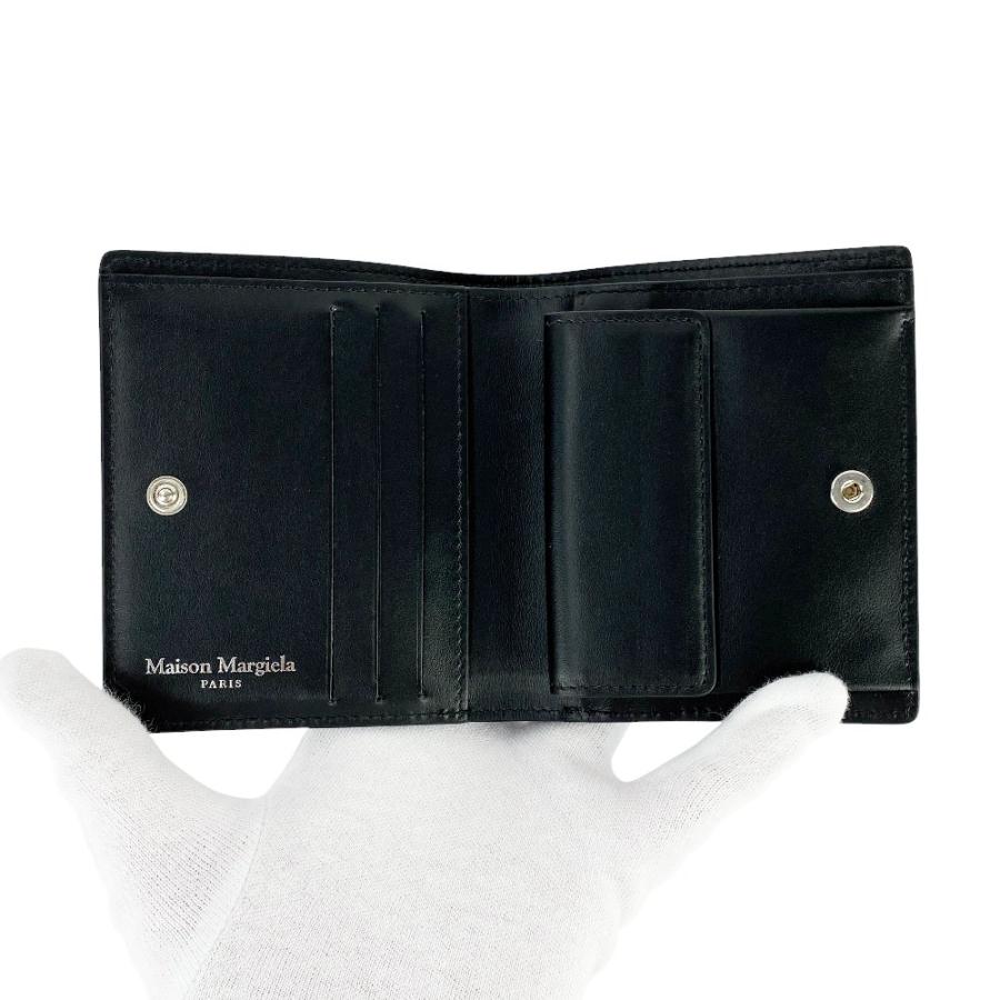 □未使用□ メゾンマルジェラ コンパクトウォレット 財布 二つ折り  