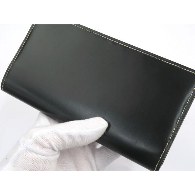 □美品□ ガンゾ 長財布 レザー ダークグリーン 【23118】 : LOOPLAND  