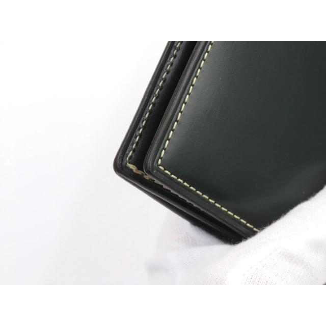 □美品□ ガンゾ 長財布 レザー ダークグリーン 【23118】 : LOOPLAND  