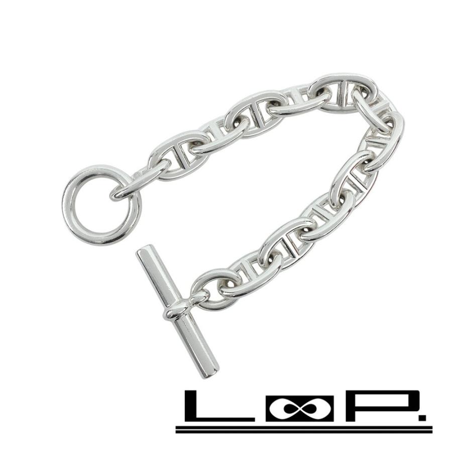 エルメス ■美品■ シェーヌダンクル TGM ブレスレット 12コマ シルバー SV925 110.8g 【24068】1 | 