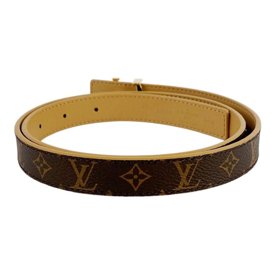 □新同□ ルイヴィトン サンチュール イニシャル ベルト モノグラム