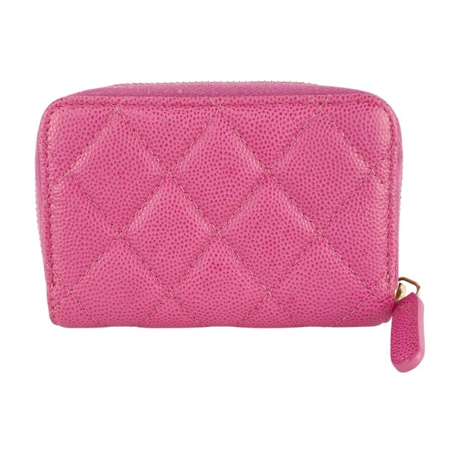 ■美品■　シャネル コインケース 小銭入れ ココマーク マトラッセ キャビア SS ピンク 【24522】1 |  | 01