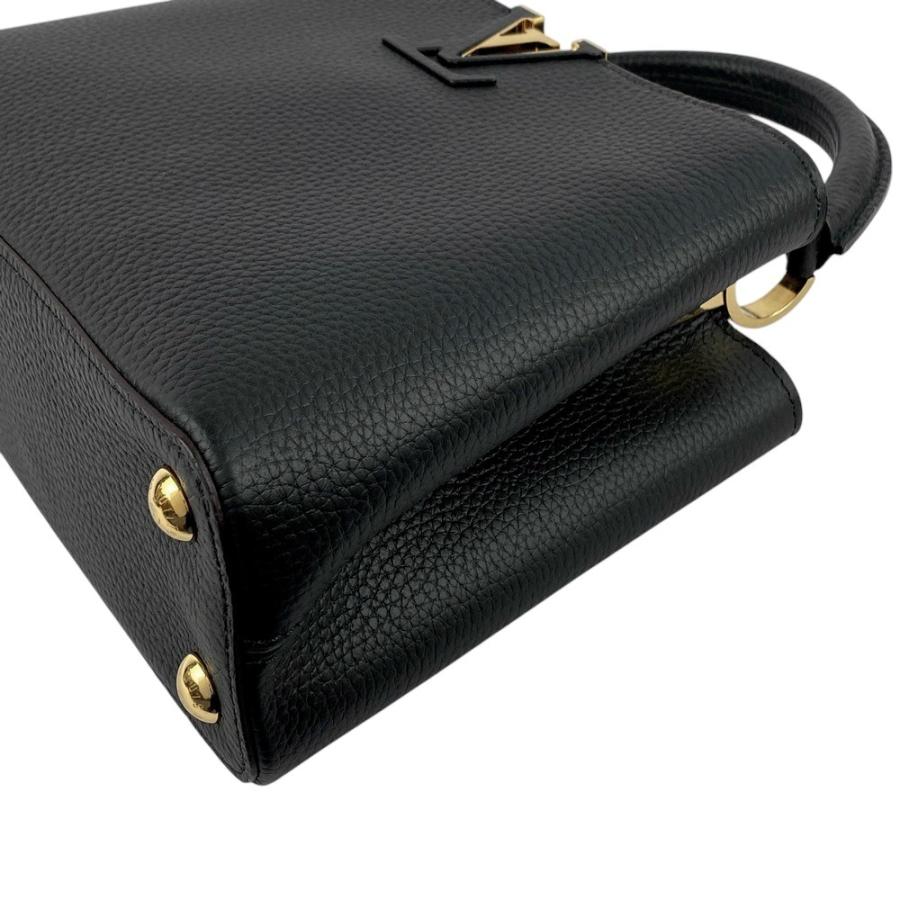 SALE 新同 ルイヴィトン カプシーヌ BB 2WAY ハンド ショルダー バッグ トリヨン レザー ノワール M24728 【245862 ...