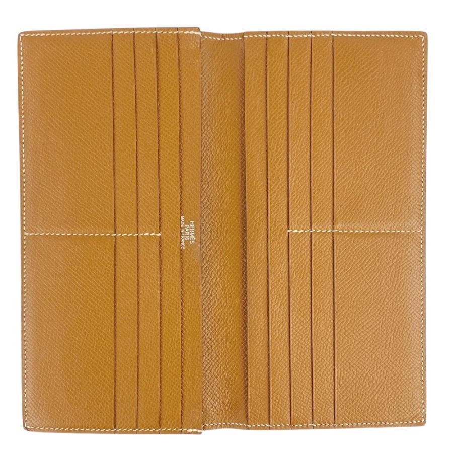 ◆SALE◆　■美品■　エルメス メンデル 長財布 財布 札入れ エプソン ゴールド □L刻 【246289】□ ◇SALE◇ □美品□ エルメス メンデル 長財布 財布 札入れ エプソン