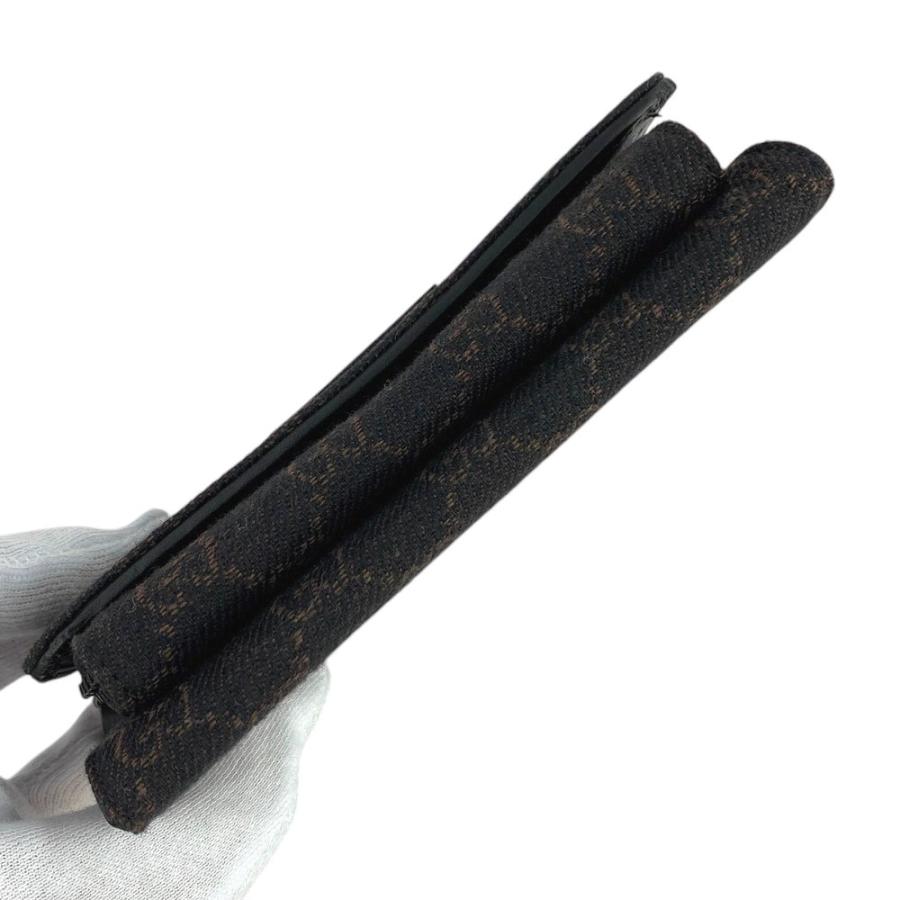 ◇SALE◇ □新同□ グッチ 2つ折り 財布 コンパクト GG キャンバス