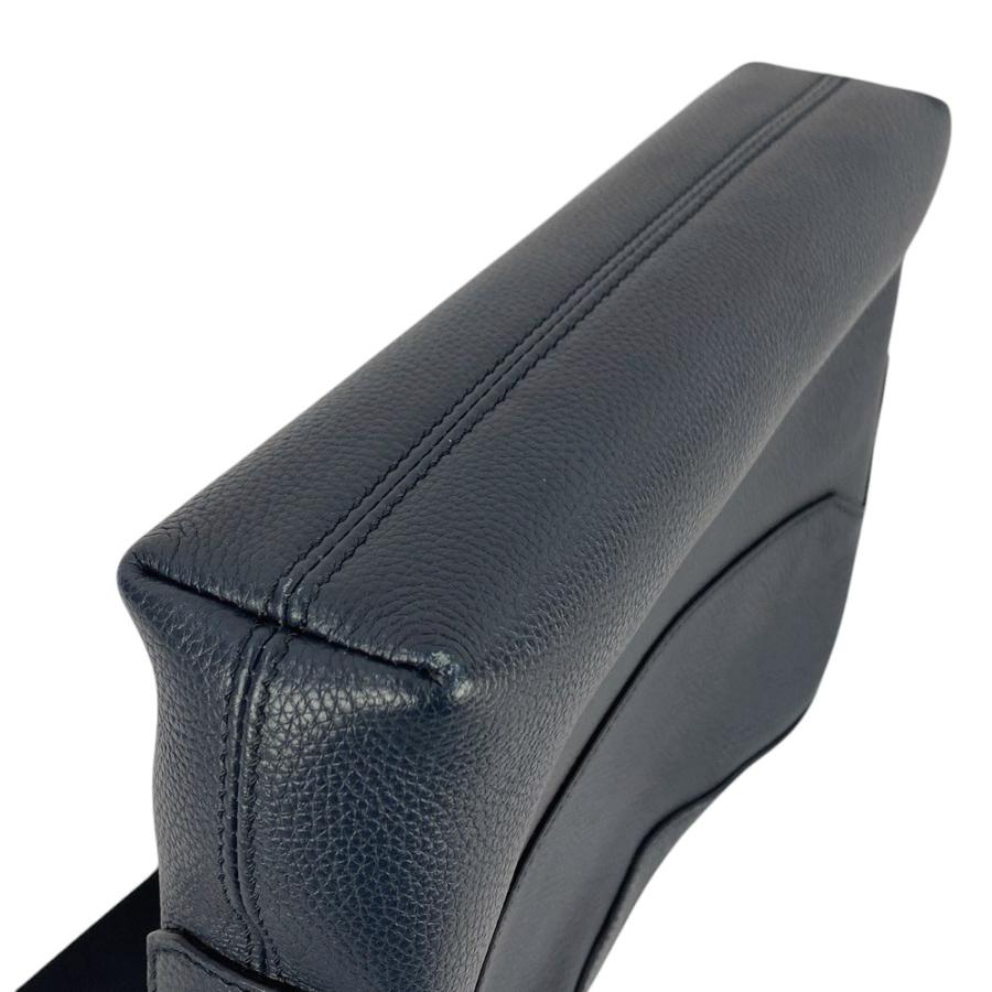 ■美品■　ダンヒル ショルダー バッグ カバン 肩掛け レザー ネイビー シルバー 【257346】◇ □美品□ ダンヒル ショルダー バッグ カバン 肩掛け レザー ネイビー