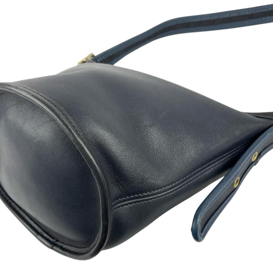 SALE!!!!■中古■ヴィンテージ■　コーチ オールドコーチ ダッフルサック バケツ ショルダー バッグ カーフ ネイビー 【263828】7 SALE!!!!□中古□ヴィンテージ□ コーチ オールドコーチ ダッフル