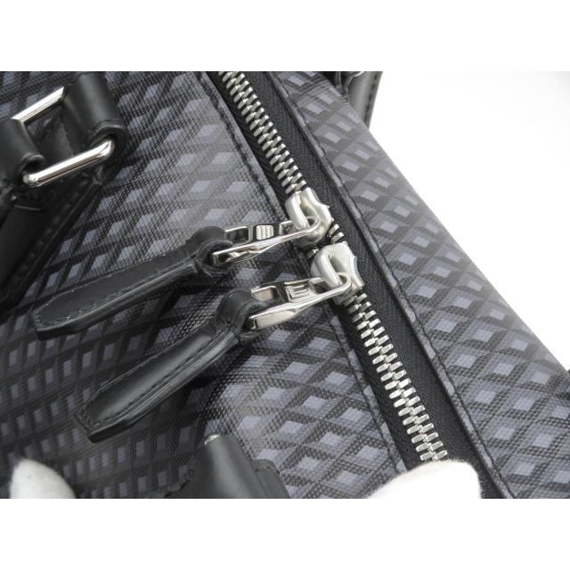 □美品□ ダンヒル 2WAY ビジネス ハンド バッグ ブラック PVC 【26522