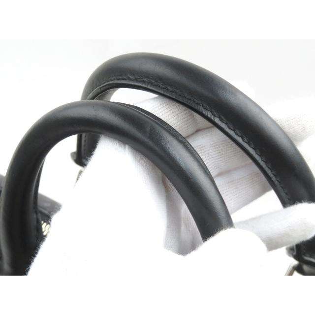 □美品□ ダンヒル 2WAY ビジネス ハンド バッグ ブラック PVC 【26522