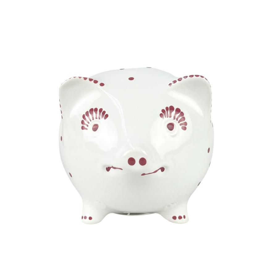 ティファニー ■美品■ ピギー バンク 貯金箱 ブタ ミニ 小物 陶器 ドット柄 ホワイト ピンク 箱 【266669】12 |  | 05