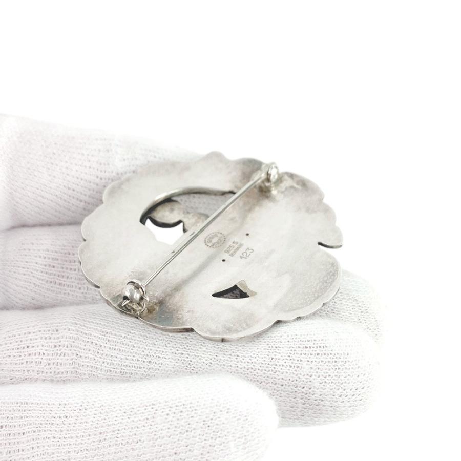 ◆SALE◆　■美品■　ジョージジェンセン ブローチ ムーンストーン 鳥 SV925 シルバー 123 18.9g 【266706】◇ |  | 03