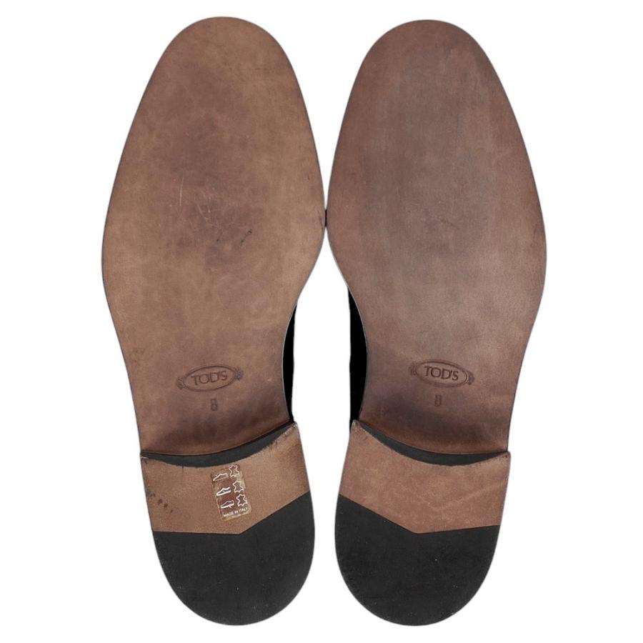 ■新同■　トッズ ローファー 革靴 シューズ 靴 メンズ レザー ブラック #8 【266768】□ |  | 05