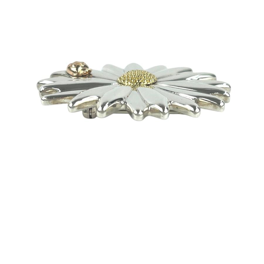 □美品□ ティファニー ブローチ 花 フラワー アクセサリー コンビ