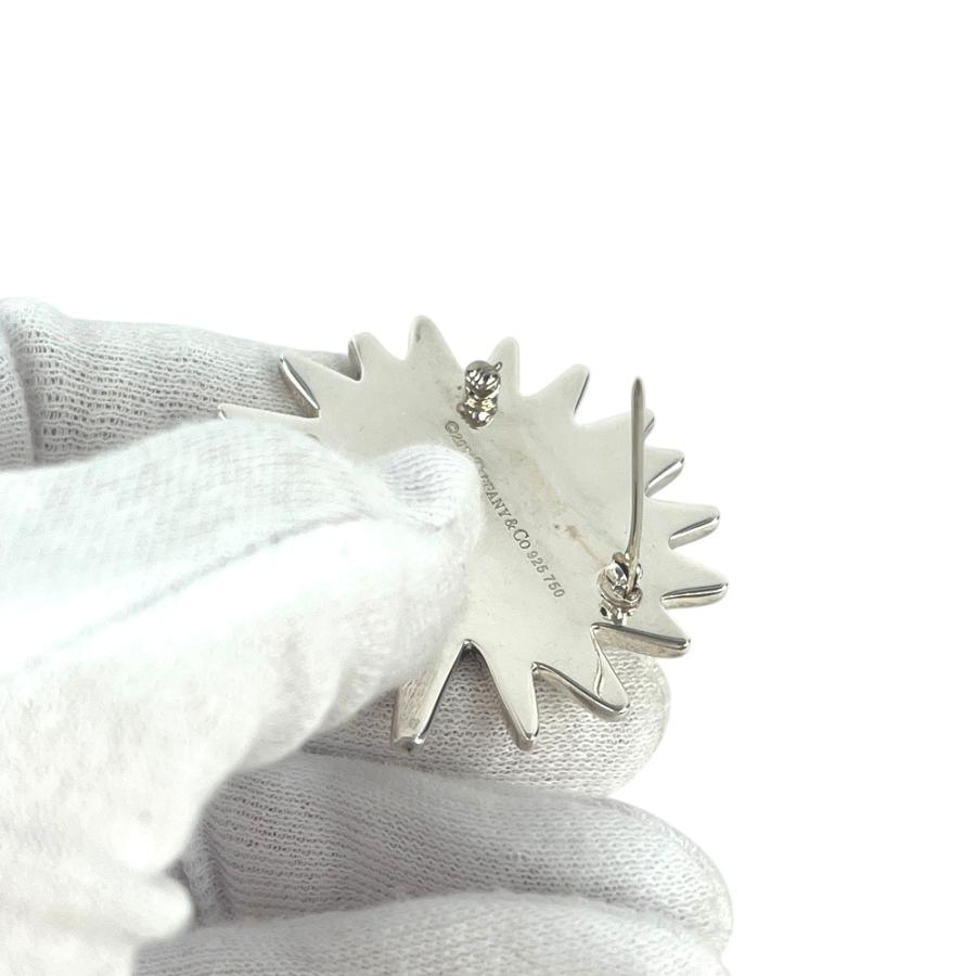 ■美品■　ティファニー ブローチ 花 フラワー アクセサリー コンビ シルバー ゴールド SV925 YG750  【271410】8 |  | 04