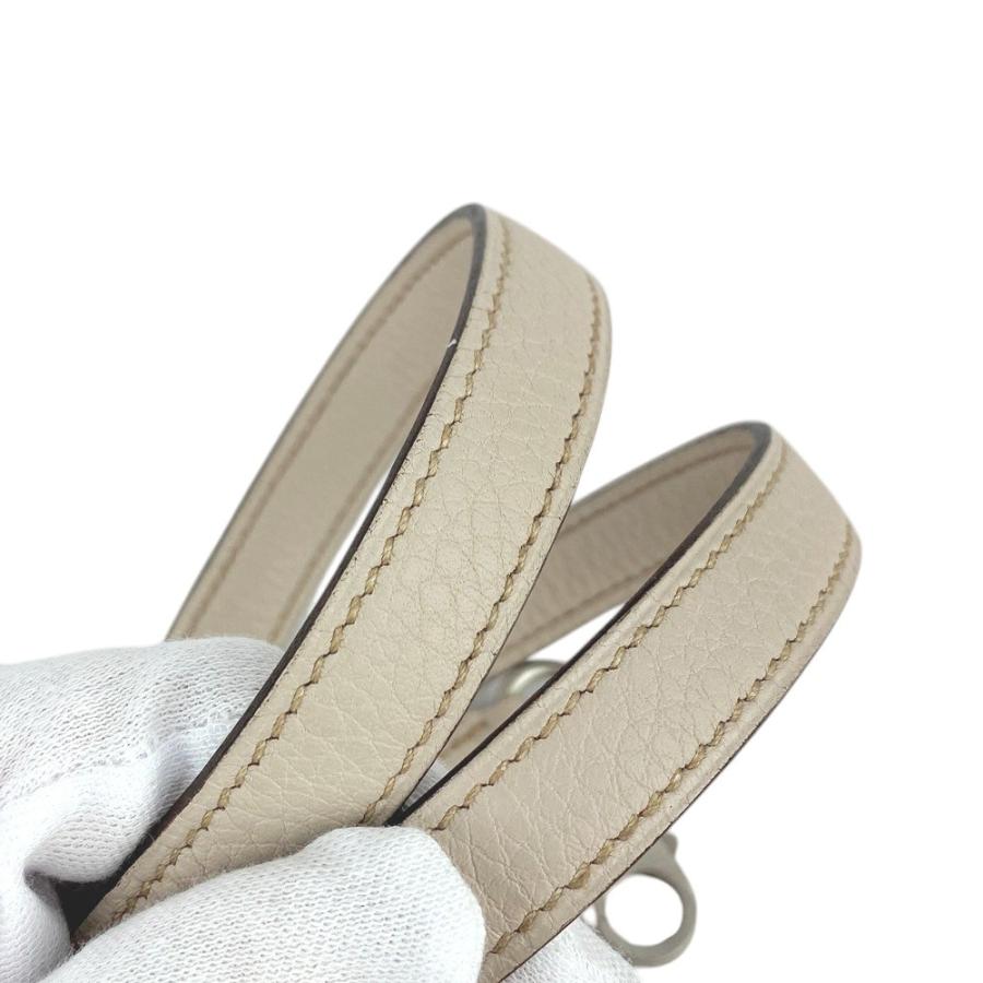 □美品□ エルメス ショルダー ストラップ トリヨン アルジル ベージュ