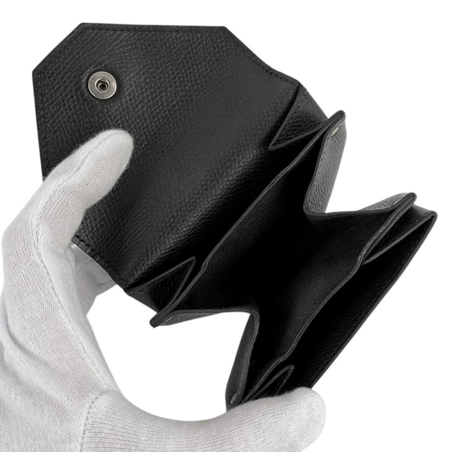 SALE!!!!■中古■　エルメス ルヴァンキャトル ケース 小銭入れ レザー ブラック □J刻 【276934】6 SALE!!!!□中古□ エルメス ルヴァンキャトル コインケース 小銭入れ