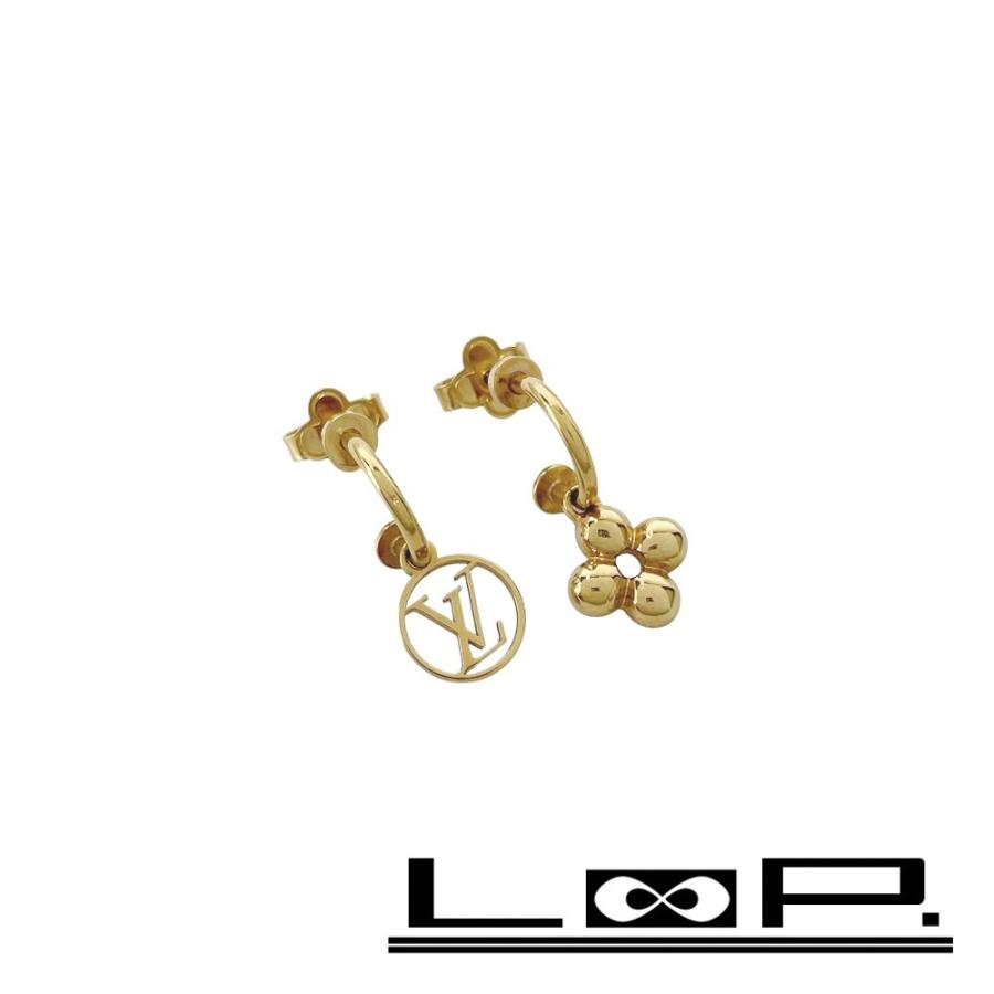 ルイヴィトン ■新同■ ブックルドレイユ ブルーミング ピアス ゴールド GP M64859 【27776】1 | 