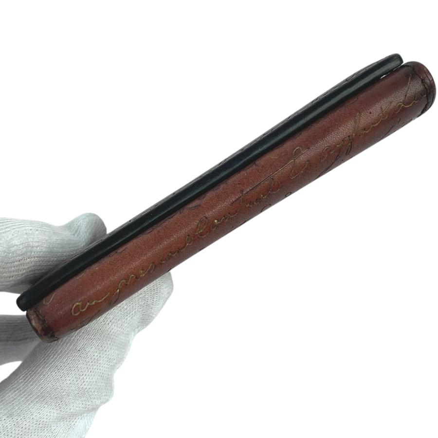 ■中古■　ベルルッティ インブィア スクリット カードホルダー 名刺入れ レザー ブラウン 【278525】8 □中古□ ベルルッティ インブィア スクリット カードホルダー 名刺
