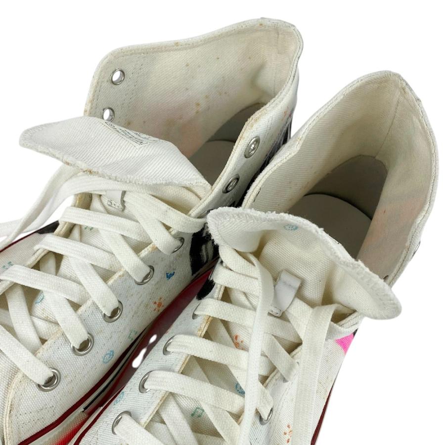 ■美品■　ヴェトモン スニーカー シューズ 靴  メンズ キャンバス ホワイト マルチカラー 25.3cm 【279263】□ |  | 07