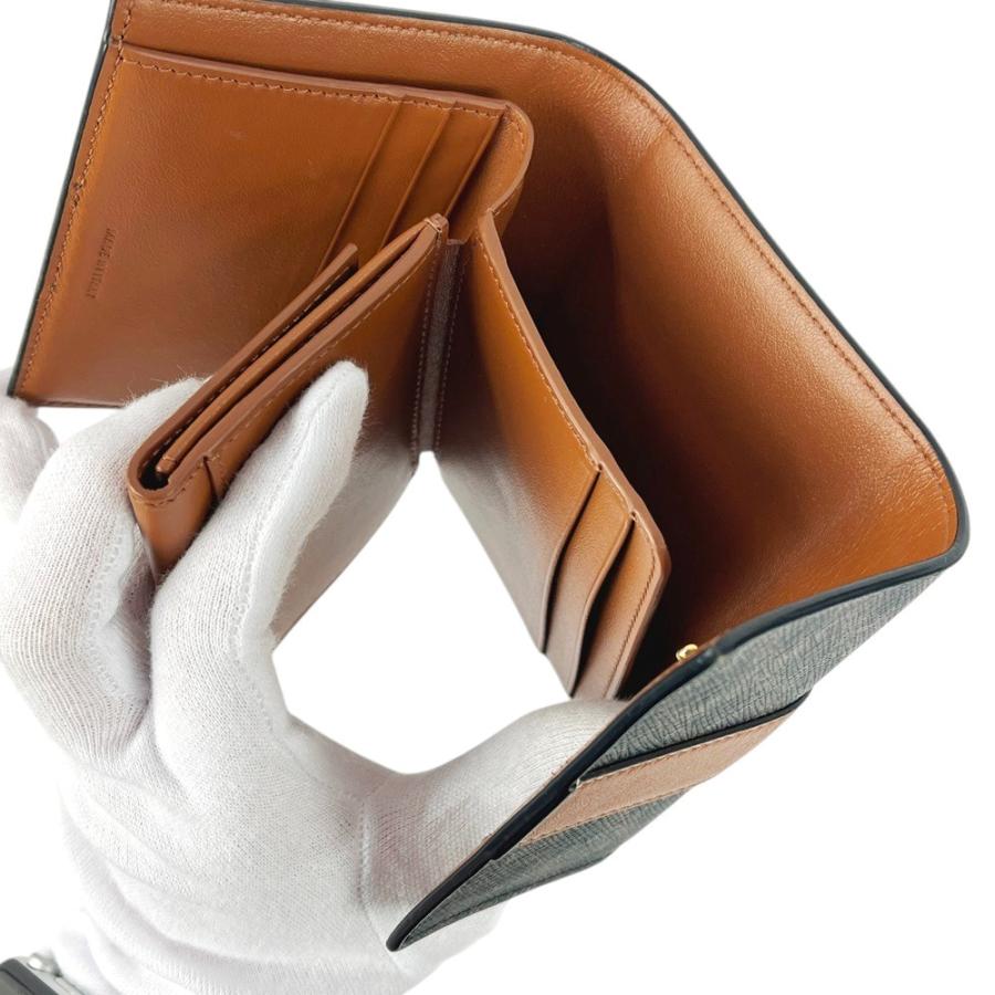 ■中古■　セリーヌ トリオンフ コンパクト 三つ折り 財布 ブラウン 箱 【280405】8 □中古□ セリーヌ トリオンフ コンパクト 三つ折り 財布 ブラウン 箱