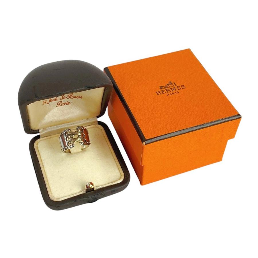 □新同□ヴィンテージ□ エルメス メキシコ リング 指輪 シルバー SV