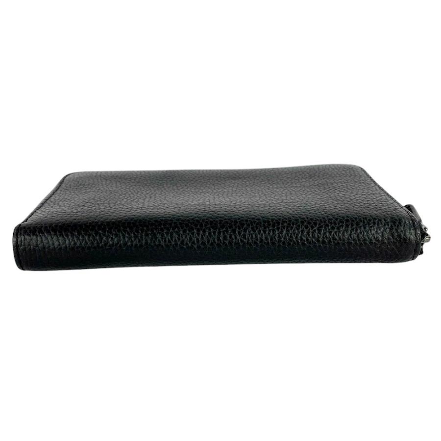 ■新同■　コーチ レキシー 恐竜 2つ折り コンパクト ジップ 長財布 財布 ラメ レザー ブラック 【285356】3 □新同□ コーチ レキシー 恐竜 2つ折り コンパクト ジップ 長財布