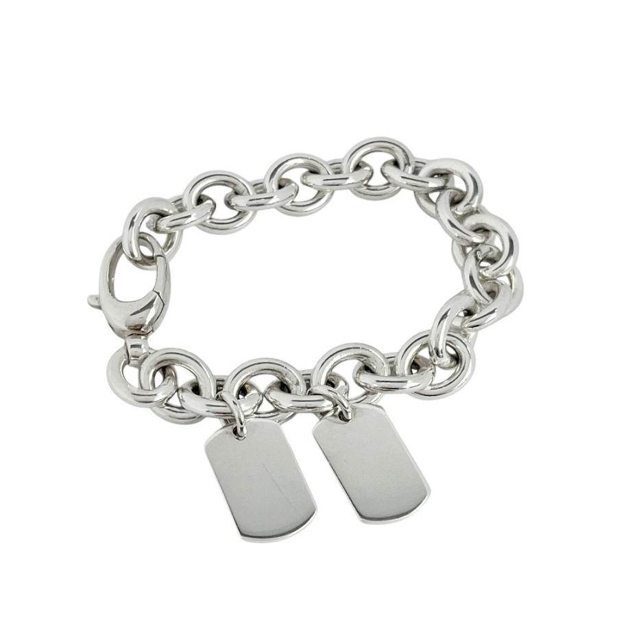 GUCCI グッチ ドッグタグプレート ブレスレット SV925 グッチ ドッグタグ プレート ブレスレット SV925