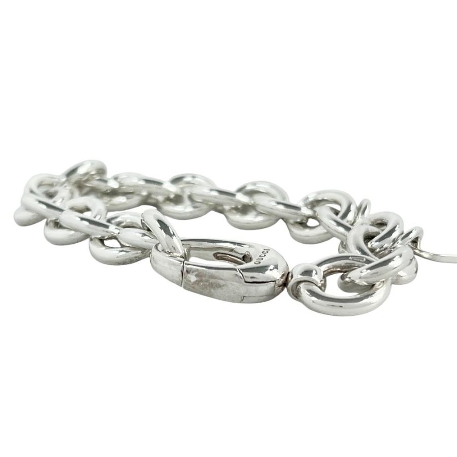 グッチ ドッグタグ プレート ブレスレット SV925