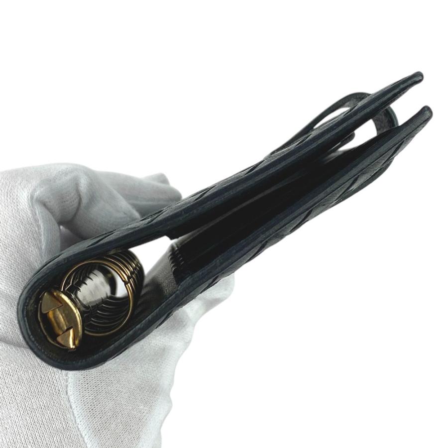 SALE!!!!■美品■　ボッテガヴェネタ 手帳カバー 6穴 イントレチャート レザー ブラック Z00901 【291579】8 |  | 04