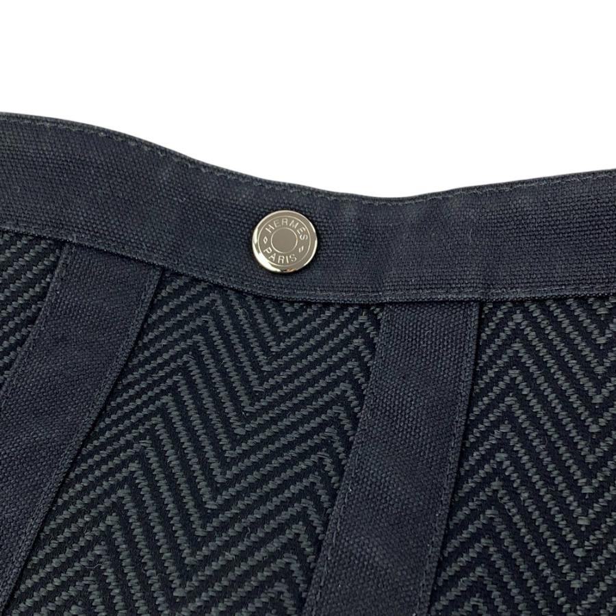 ■中古■　エルメス ミニカバス ポーチ バッグ キャンバス トワル ブラック 【292156】5 |  | 06