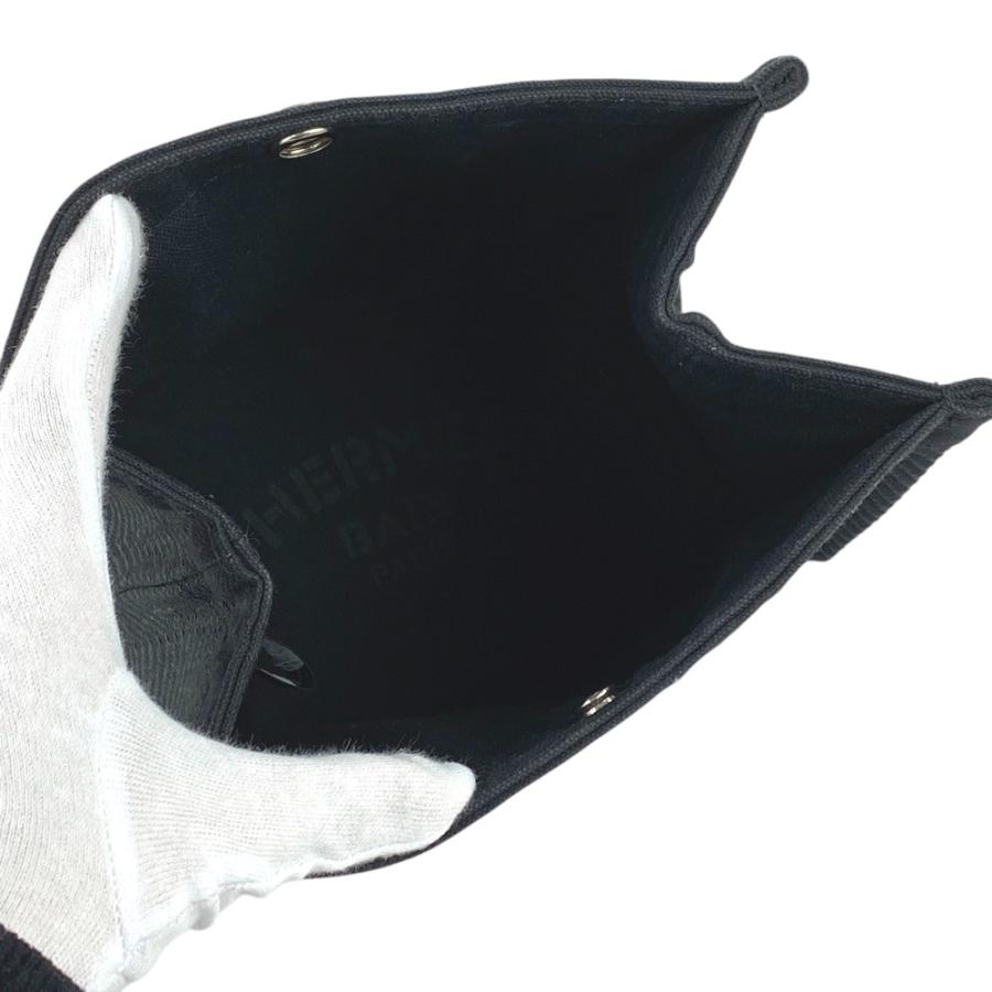 ■中古■　エルメス ミニカバス ポーチ バッグ キャンバス トワル ブラック 【292156】5 |  | 07