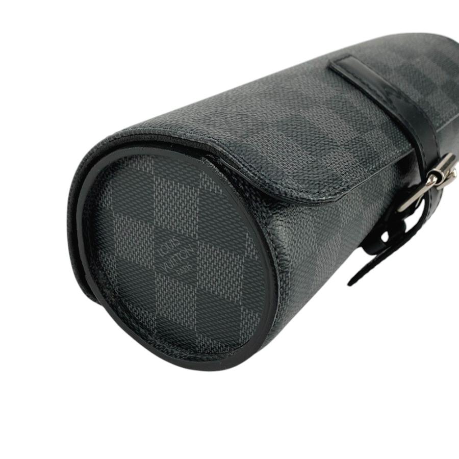 ■新同■　ルイヴィトン エテュイ3 モントル 時計 アクセサリー ケース ダミエ グラフィット N41137 【292491】1 |  | 02