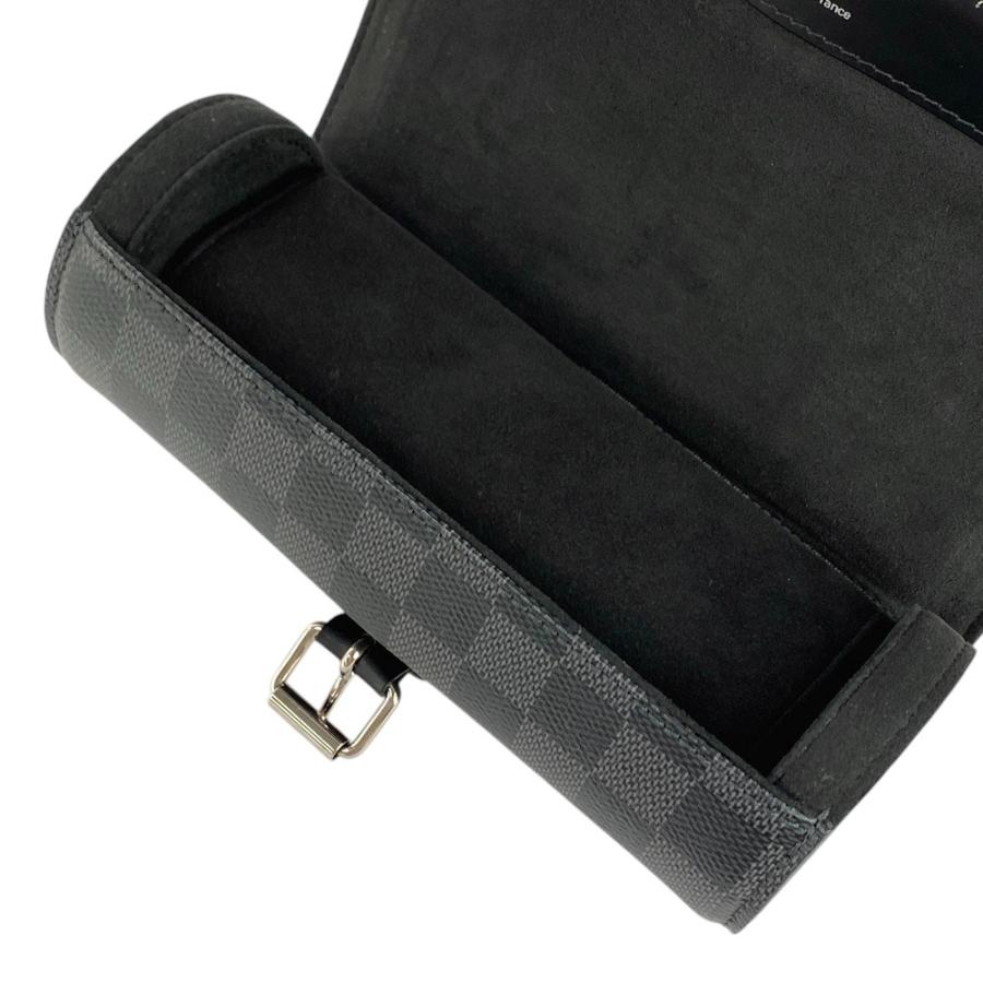 ■新同■　ルイヴィトン エテュイ3 モントル 時計 アクセサリー ケース ダミエ グラフィット N41137 【292491】1 |  | 07