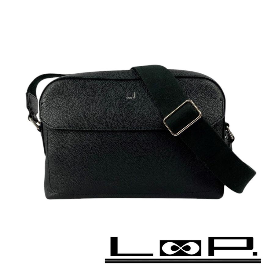 ■美品■　ダンヒル ショルダー バッグ カバン 肩掛け レザー ブラック シルバー 【294488】7 □美品□ ダンヒル ショルダー バッグ カバン 肩掛け レザー ブラック