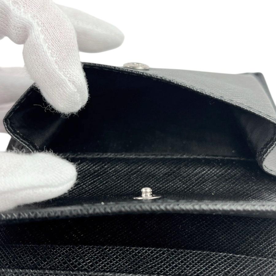 ◇SALE◇ □新同□ プラダ 二つ折り 財布 コンパクト テスート