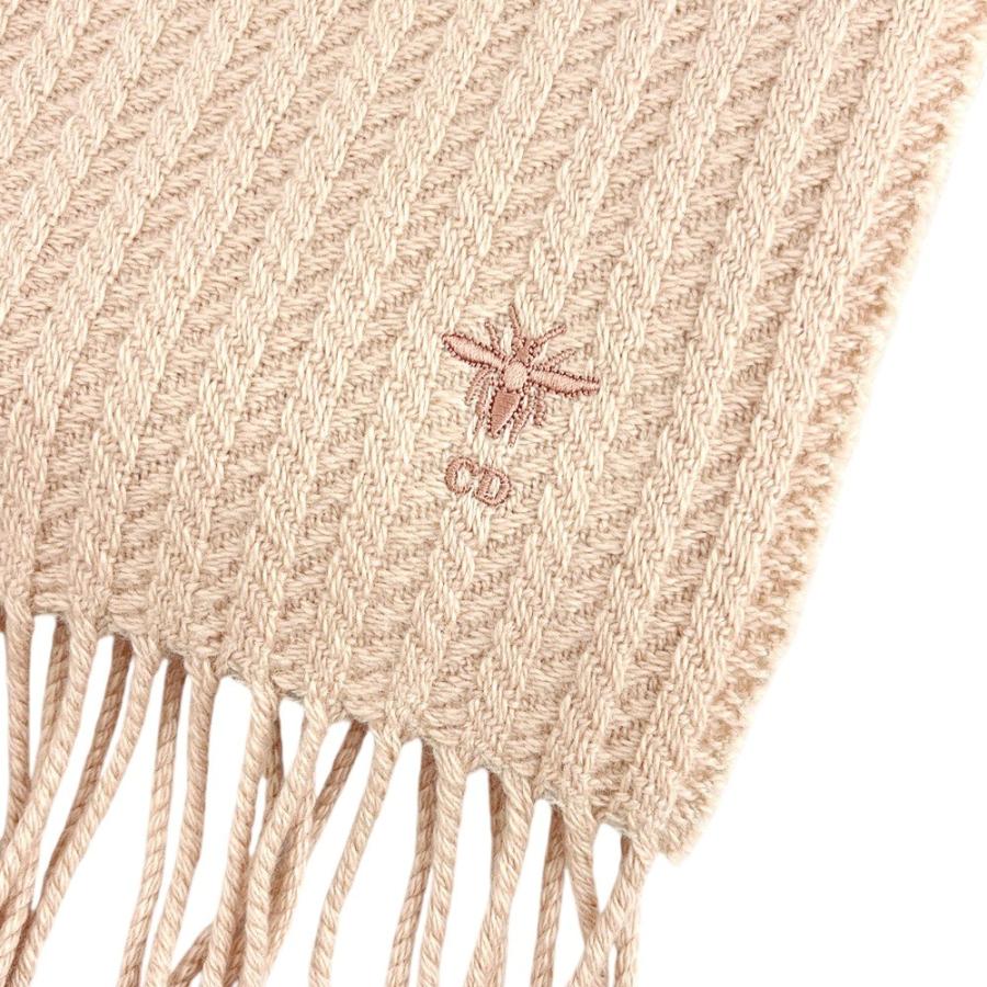 ディオール ■新同■ マフラー ビー スカーフ ストール カシミヤ ピンク ローズ 41CLA207I007 箱 【30585】1 |  | 03