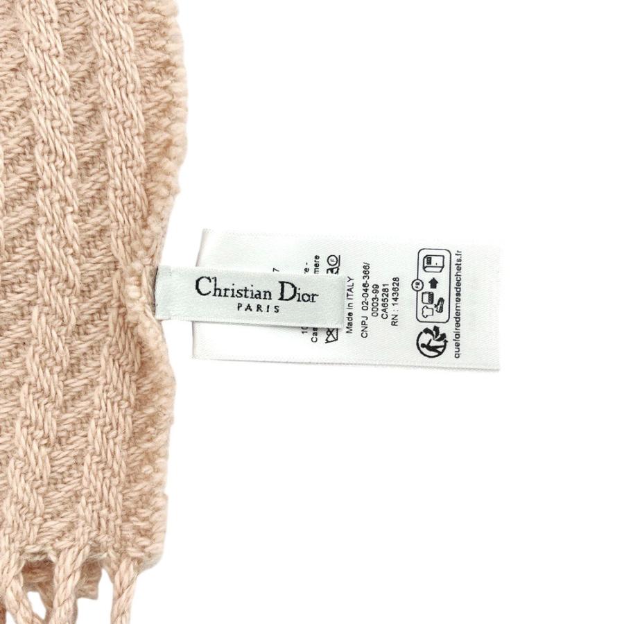 ディオール ■新同■ マフラー ビー スカーフ ストール カシミヤ ピンク ローズ 41CLA207I007 箱 【30585】1 |  | 04