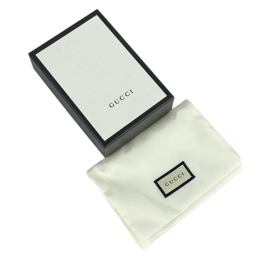 ■新同■　グッチ 三つ折り 財布 グッチシマ ブラック 547070 箱 【306006】8 □新同□ グッチ 三つ折り 財布 グッチシマ ブラック 547070 箱