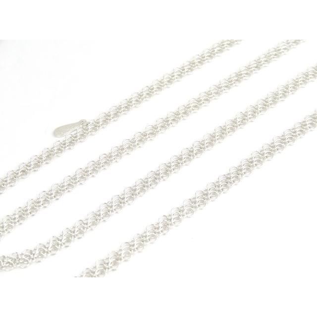 ▽値下げ▽ □新同□磨き済□66cm□ ティファニー ペレッティ メッシュ 